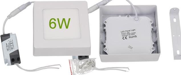 Nalepovací silná oválná LED dioda bílá 10ks Led Diod