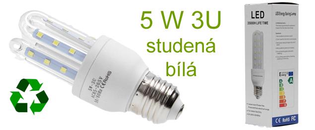 Úsporná žárovka 7W Spiral Led E14