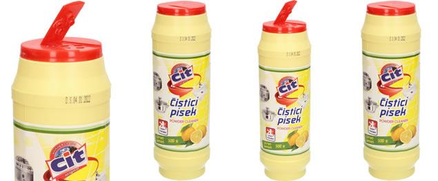 CIT čistící práškový písek na nádobí 500 g Citron