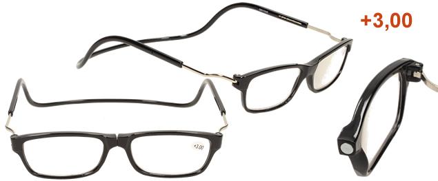 Dioptrické brýle pro krátkozrakost -3,00 černé
