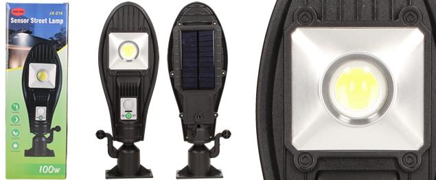 Solární systém LED reflektor 100W s dálkovým ovladačem
