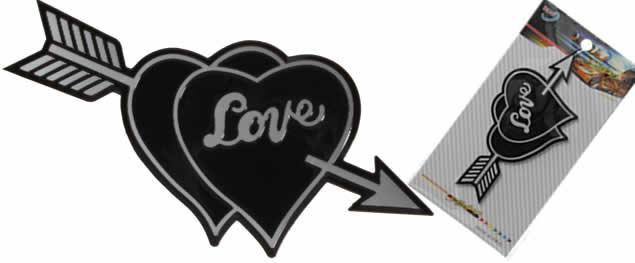 Samolepka USA orlice 2ks  30x10cm průhledná