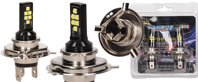 Led Žárovky do auta T10 W5W 360° sada 2 kusů Bílá 1W HT-9317 white light