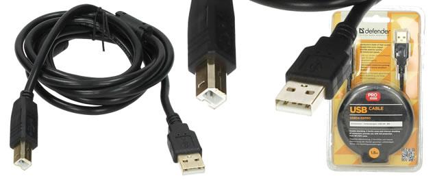 Datový kabel USB pro tiskárny a jiná zařízení s USB-B konektorem