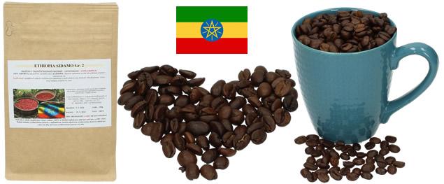 Zrnková Káva ETIOPIE YIRGACHEFFE GEDEB Gr. 1