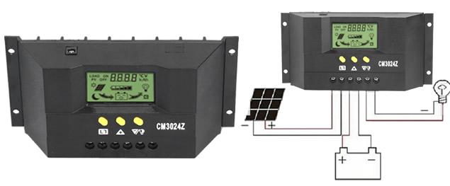 CM3024Z PWM solární regulátor nabíjení