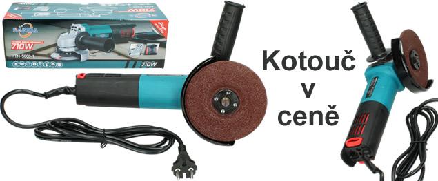 Nakida® Úhlová bruska 125mm 710W HTN-5660-1