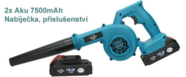 Akumulátorová Ruční Bruska Nakida 125 mm včetně 2x4000mAh baterie 21V