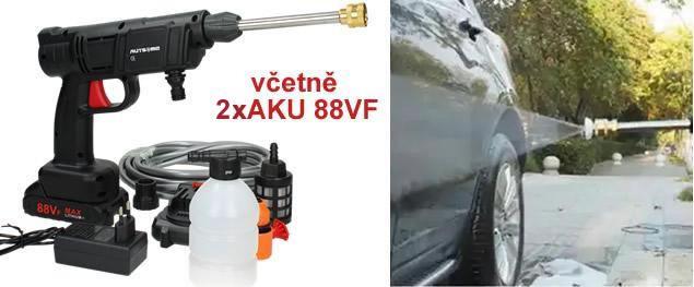 Akumulátorová Ruční Bruska Grita 125 mm včetně 2x4000mAh baterie 21V