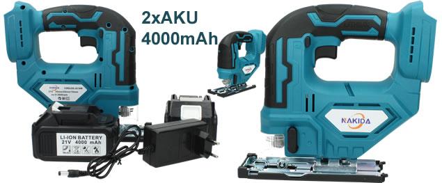 AKU tlakový čistič 60bar 150PSI včetně 2ks baterie WT-008
