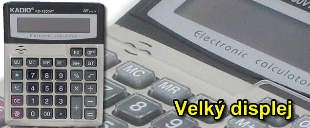Digitální kalkulačka DS-835C-12 velká