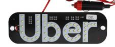 LED světelná značka UBER 19x17cm…
