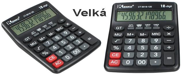 Kalkulačka s dvojitým napájením FO-125
